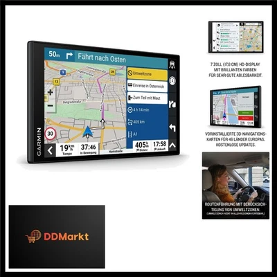 DriveSmart 76 MT-S – Navigationsgerät mit großem 7 Zoll 17,8 cm HD-Display, 3... - Bild 1 von 4