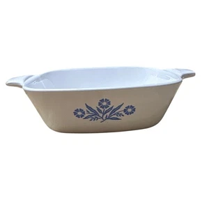 Corning Ware BLUE CORNFLOWER P-41-B Petite Casserole Dish Pan - Vintage - Picture 1 of 8
