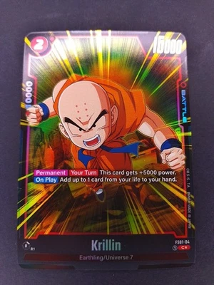Krillin Bonus Pack Alternate Art FS01-04 Dragon Ball Fusion World Starter - Image 1 of 2