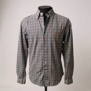 Polo Ralph Lauren camicia uomo manica lunga colorata a quadri taglia med - Foto 1 di 7