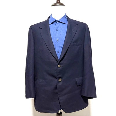 Jaqueta blazer Oxxford Clothes Onwentsia azul marinho esporte 44 - Imagem 1 de 4