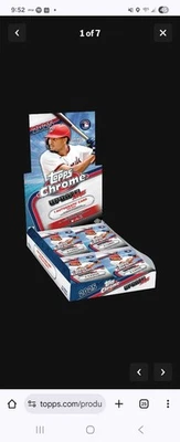 Serie de actualización de béisbol Topps Chrome® 2025 - Hobby Box pedido anticipado Foto 1 de 4