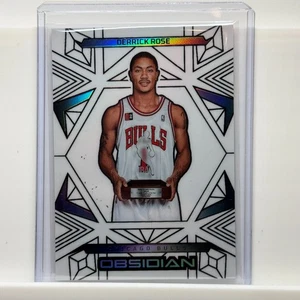 2024-25 Panini Obsidian Derrick Rose White Contra /3 SSP HOF Bulls - Bild 1 von 6