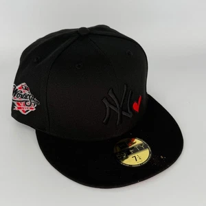 Mütze Kappe schwarz rot Herz New York Yankees 1998 World Series New Era nicht verstellbar - Bild 1 von 17