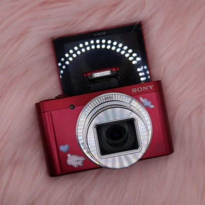 Cámara digital Sony Cyber-shot DSC-WX500 en rojo Foto 1 de 4