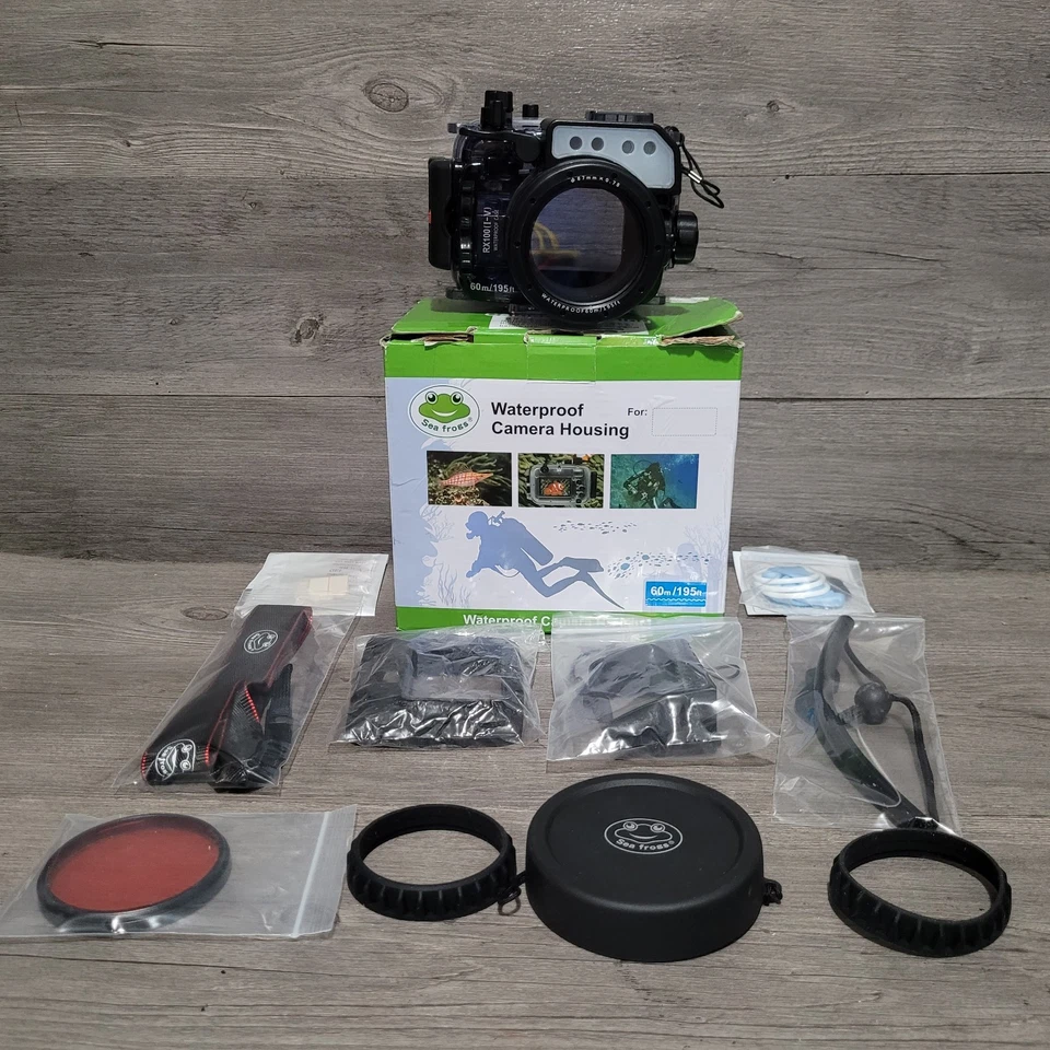 Carcaça subaquática à prova d'água para RX100 (1-5) 60m/195 pés - Imagem 1 de 4