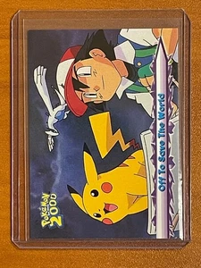 Topps Pokémon the Movie 2000 Off To Save The World #48 Pokémon TCG - Picture 1 of 2