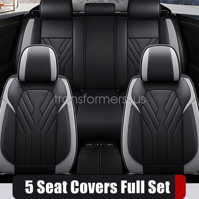 Juego completo envolvente para coche Subaru Impreza 2007-2021 5 asientos cubierta de asiento de cuero PU Foto 1 de 4