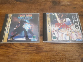 Battle Arena Toshinden S + Fighters Megamix Sega Saturn Japan US SELLER