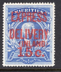MAURITIUS 1903 Express Delivery Mint SG E2 cv £65 F/VF - Picture 1 of 2