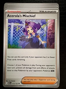 Pokemon - Acerola's Mischief - 113/132 - NM Raw - Pack of 4 - Bild 1 von 1