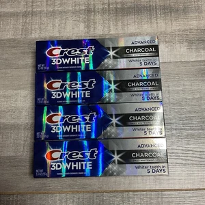 4 Crest 3D White Charcoal Teeth Whitening Toothpaste, 3.3 oz - Picture 1 of 3