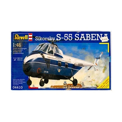 Aurora Model Kits 1/48 Sikorsky S-55 Sabena VG+/Mint - Image 1 of 2