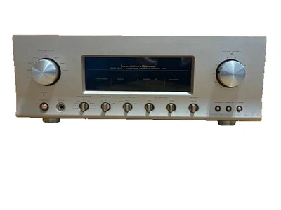 LUXMAN L-503S Primain Amplifier with Remote Working Used From JAPAN - Image 1 of 4