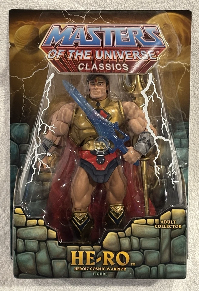 He-ro Figure Masters of The Universe Classics MOTU 2008 Mattel on Card