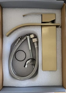 Maynosi Waterfall Bathroom Basin Mixer Tap, 1 Hole Bathroom (WITHOUT SCREW TOOL) - Picture 1 of 10