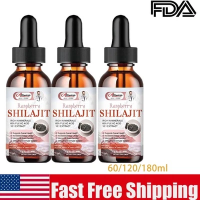 有机Shilajit富利酸滴纯滴日常能量免疫系统支持 — 第 1/4 张图片