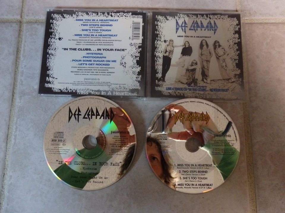 Def Leppard Miss You In A Heartbeat Double CD Single Foto 1 de 1