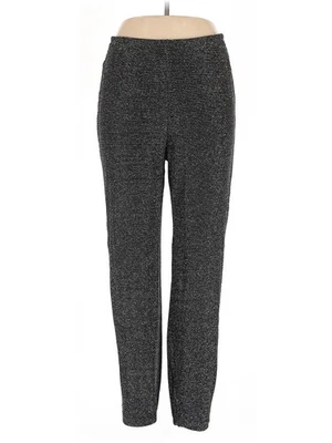 Peter Nygard Women Gray Casual Pants 10 - Image 1 of 2