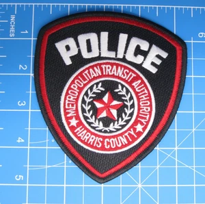 Harris County Texas Metro Transit Authority Police patch - Picture 1 of 2