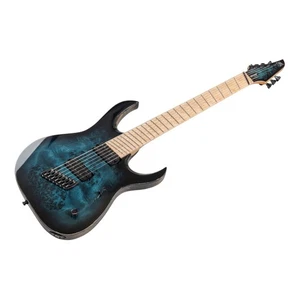 Mayones Duvell 7 Elite VF Custom Eye Poplar - Trans Teal Burst Gloss *NEW* - Bild 1 von 12