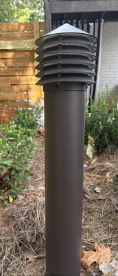 Kichler Single Low Voltage LED Bollard Path Light - Bronze 16130 AZT28 NEW - Image 1 of 3