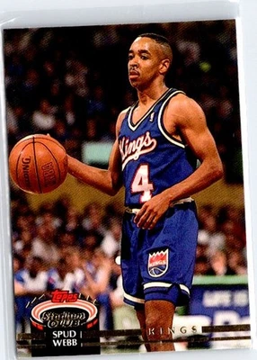 1992-93 Stadium Club Spud Webb #72 - Image 1 of 2