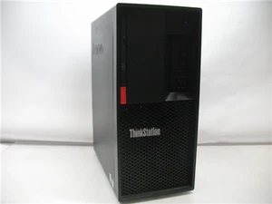 Lenovo ThinkStation P330 Desktop E-2124G 3.4GHz 8GB RAM 500GB HDD Win 10 Pro COA - Picture 1 of 9