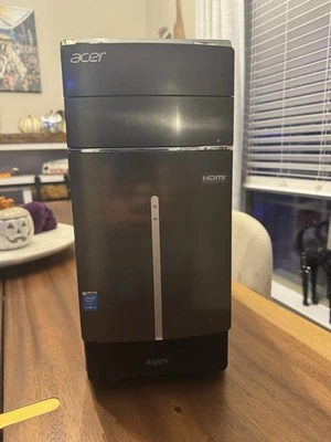 ACER Aspire Desktop  TC-605- i5-4440 CPU @ 3.10GHz - 8 GB - 256 GB SSD - Image 1 of 4
