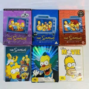 The Simpsons Season 3 4 5 8 11 + The Simpsons Movie DVD PAL 4 Free Tracked Post - Picture 1 of 24