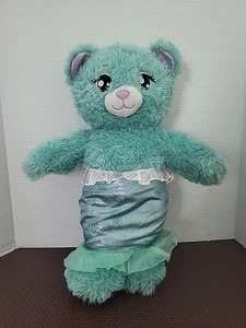 Build A Bear Disney Princesa Sirenita Ariel Teal Oso Brillante 15"" - Imagen 1 de 5