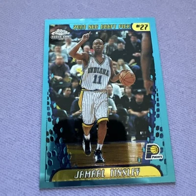 Карта дебютанта 2002 Topps Chrome No154 Jamaal Tinsley - Изображение 1 из 4