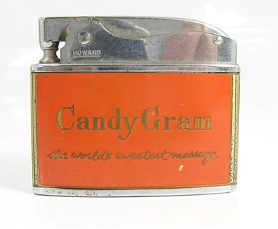 ENCENDEDOR DE CIGARRILLOS PLANO HOWARD DE COLECCIÓN - GRAMO DE CARAMELO PUBLICITARIO - MUY BUENO - SIN PROBAR Foto 1 de 4