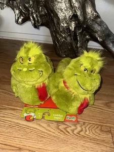The grinch pantofole 3D verde donna taglia large 9/10 - Foto 1 di 3
