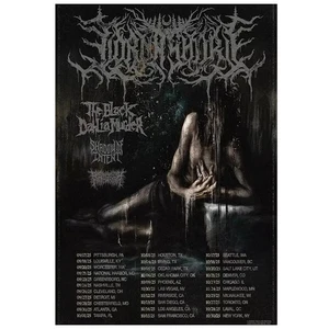 Lorna Shore Black Dahlia Murder Oktober 2025 Metal Tour Poster - Bild 1 von 3