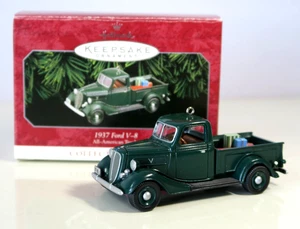 Hallmark Keepsake Ornament 1937 Ford V-8 Collector's Series 1998 - Picture 1 of 3
