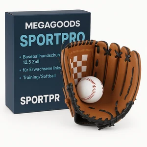 Baseballhandschuh 12,5 Zoll für Erwachsene links Training Softball DE. - Bild 1 von 5