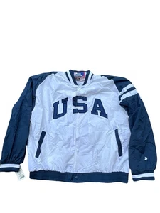 Vintage 90s Pro Player Olympics USA Team Puffer Jacket Size XL Rare Games Vintage - Bild 1 von 5