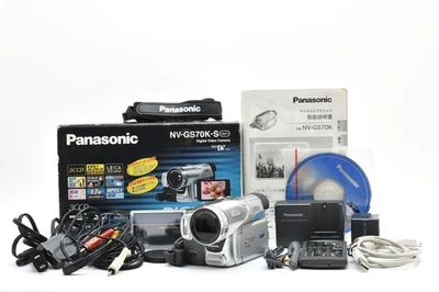 Excellent+5 Panasonic NV-GS70K-S Vintage Digital Video Camera Silver From Japan - Image 1 of 4