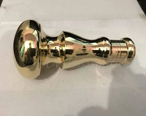 MANGO DE LATÓN SÓLIDO VICTORIANO PARA BASTÓN DE CAMINAR ELEGANTE MADERA REGALO DE COLECCIÓN - Imagen 1 de 2