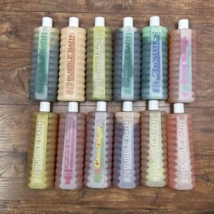 Lot of 12 VTG 1996-2000 Avon Bubble Bath 24 oz Peach Lilac Aloe Pink Gold Peony - Picture 1 of 13