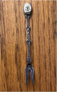 Knights of Anubis - Souvenir Fork - 1963 Krewe Favor Mardi Gras New Orleans - Picture 1 of 9