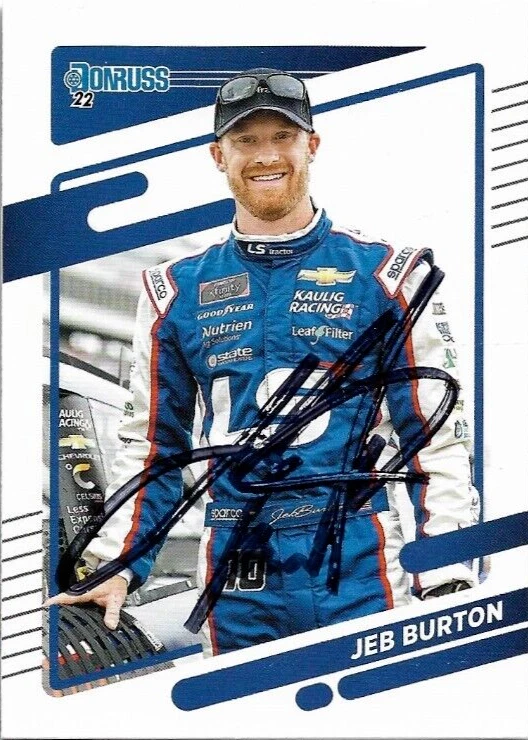 @@JEB BURTON signed 2022 Donruss #118 NASCAR RISING STAR auto@ 3 - Image 1 of 1