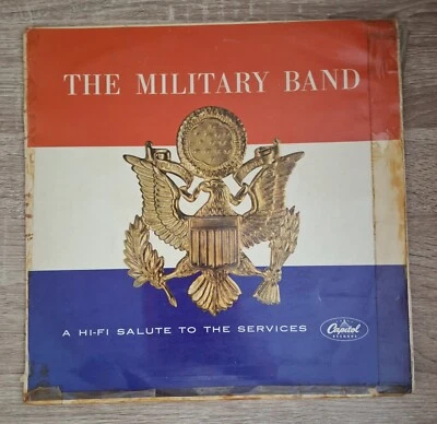 The Military Band , A Salute To The Services , 1958 Vinyl Rare LP - Image 1 of 2