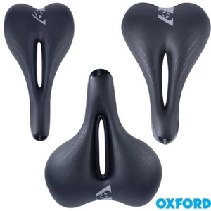 Oxford Contour Flow Bike saddle mens women's unisex comfortable gel cushioned - Picture 1 of 17