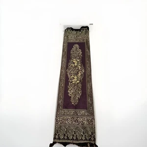 Indian Table Runner Table Cover Tapestry Art Decor Brocade Silky Party Wedding - Picture 1 of 7