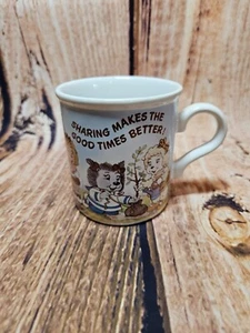 Taza Get Along Gang Vintage - Colección American Greetings Designer - 1984 - Imagen 1 de 8