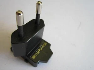 EU Slide Attachment Plug Piece for Logitech Alert NA750 AC-DC Switching Adapter - Picture 1 of 3