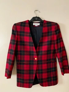 Chaqueta de lana pagada Jones New York para mujer talla 6P nueva sin etiquetas - Imagen 1 de 4