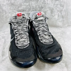 Nike Zoom KD 12 Men's Size 7.5 Wolf Black Cement Basketball Shoes AR4229-002 - Picture 1 of 11
